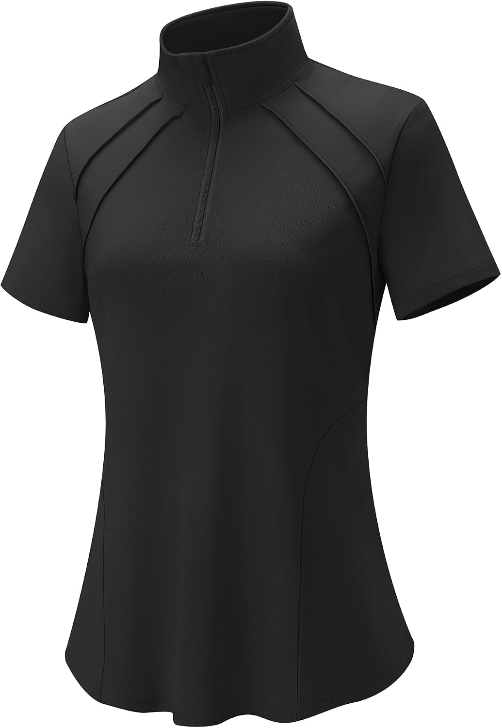 Women's Zip-Front Quick-Dry Golf Polo Shirt