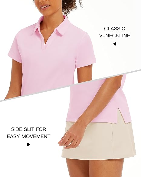 Women's Quick-Dry Collared Golf Polo Shirt